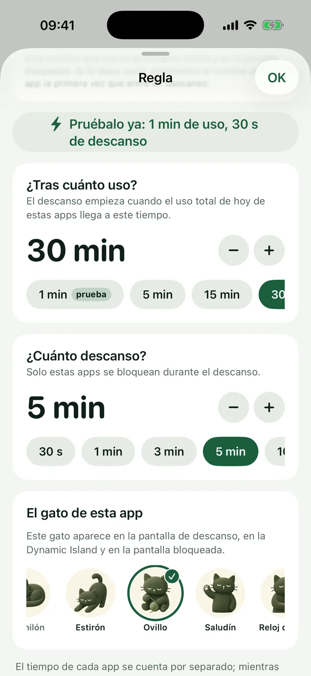 Elegir un gato para una app